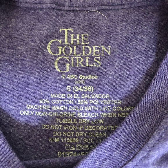 Golden Girls Purple T-Shirt Size Small - Picture 4 of 4